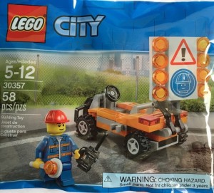 Конструктор LEGO® CITY Робітник дорожньої служби