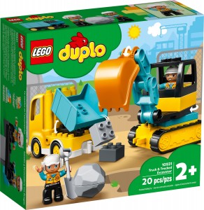 Конструктор LEGO® DUPLO® Вантажівка та гусеничний екскаватор Конструктор LEGO® DUPLO® Вантажівка та гусеничний екскаватор