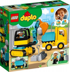 Конструктор LEGO® DUPLO® Вантажівка та гусеничний екскаватор Конструктор LEGO® DUPLO® Вантажівка та гусеничний екскаватор