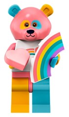 Конструктор LEGO® Collectable Minifigures Аніматор в костюмі радужного ведмедя Конструктор LEGO® Collectable Minifigures Аніматор в костюмі радужного ведмедя
