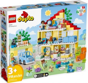 Конструктор LEGO® DUPLO® Town Сімейний будинок 3 в 1 Конструктор LEGO® DUPLO® Town Сімейний будинок 3 в 1