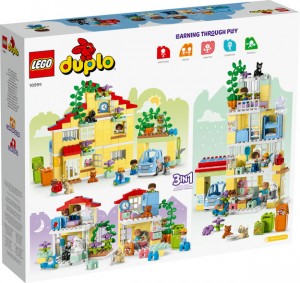 Конструктор LEGO® DUPLO® Town Сімейний будинок 3 в 1 Конструктор LEGO® DUPLO® Town Сімейний будинок 3 в 1