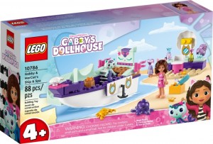 Конструктор LEGO® Gabby's Dollhouse Корабель і спа Ґаббі й Нявки