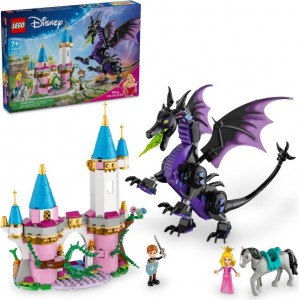 Конструктор LEGO® Disney™ Princess Драконяча форма Малефісенти та замок Аврори Конструктор LEGO® Disney™ Princess Драконяча форма Малефісенти та замок Аврори