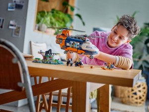 Конструктор LEGO® CITY Вертоліт у базовому таборі дослідників джунглів Конструктор LEGO® CITY Вертоліт у базовому таборі дослідників джунглів