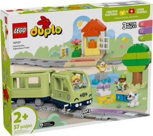 Конструктор LEGO® DUPLO® Інтерактивний пригодницький поїзд Конструктор LEGO® DUPLO® Інтерактивний пригодницький поїзд