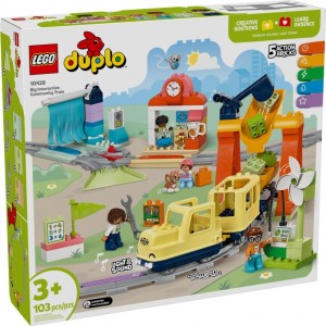 Конструктор LEGO® DUPLO® Великий інтерактивний громадський поїзд Конструктор LEGO® DUPLO® Великий інтерактивний громадський поїзд
