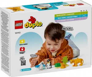 Конструктор LEGO® DUPLO® Сімейства диких тварин: Пінгвіни та Леви Конструктор LEGO® DUPLO® Сімейства диких тварин: Пінгвіни та Леви