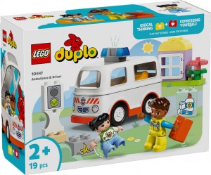 Конструктор LEGO® DUPLO® Швидка допомога та водій Конструктор LEGO® DUPLO® Швидка допомога та водій
