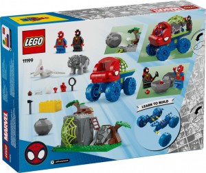 Конструктор LEGO® Super Heroes Marvel™ Динозаврячий рятувальний транспорт команди Павука