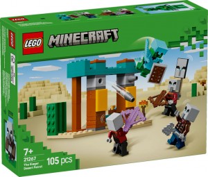 Конструктор LEGO® MINECRAFT® Пустельний патруль розбійника Конструктор LEGO® MINECRAFT® Пустельний патруль розбійника