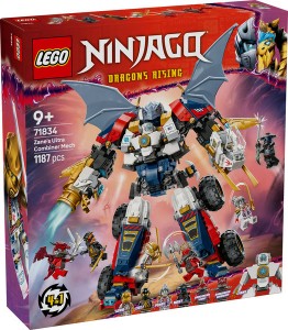 Конструктор LEGO® NINJAGO® Ультраобʼєднувальний робот Зейна Конструктор LEGO® NINJAGO® Ультраобʼєднувальний робот Зейна