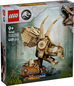 Конструктор LEGO® JURASSIC WORLD™ Скамʼянілості динозаврів: череп трицератопса Конструктор LEGO® JURASSIC WORLD™ Скамʼянілості динозаврів: череп трицератопса