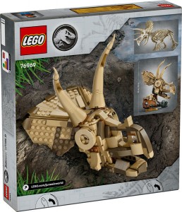 Конструктор LEGO® JURASSIC WORLD™ Скамʼянілості динозаврів: череп трицератопса Конструктор LEGO® JURASSIC WORLD™ Скамʼянілості динозаврів: череп трицератопса