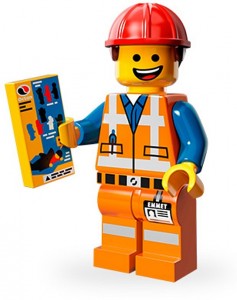 Конструктор LEGO® Collectable Minifigures The LEGO Movie Series Еммет у касці 