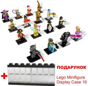 Конструктор LEGO® Collectable Minifigures Series 8 - Complete + ПОДАРУНОК Lego Minifigure Display Case 16 Конструктор LEGO® Collectable Minifigures Series 8 - Complete + ПОДАРУНОК Lego Minifigure Display Case 16