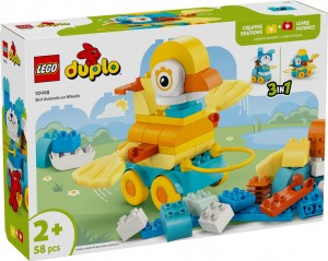 Конструктор LEGO® DUPLO® Тварини на колесах 3в1 Конструктор LEGO® DUPLO® Тварини на колесах 3в1