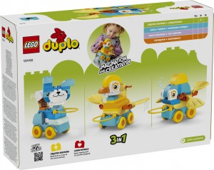 Конструктор LEGO® DUPLO® Тварини на колесах 3в1 Конструктор LEGO® DUPLO® Тварини на колесах 3в1