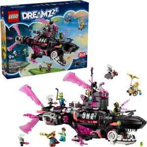 Конструктор LEGO® DREAMZzz™ Страхітливий підводний човен «Акула» Конструктор LEGO® DREAMZzz™ Страхітливий підводний човен «Акула»