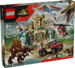 Конструктор LEGO® Jurassic World™ Повітряна місія зі спинозавром і кетцалькоатлем Конструктор LEGO® Jurassic World™ Повітряна місія зі спинозавром і кетцалькоатлем