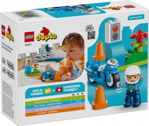Конструктор LEGO® DUPLO® Синій поліцейський мотоцикл Конструктор LEGO® DUPLO® Синій поліцейський мотоцикл