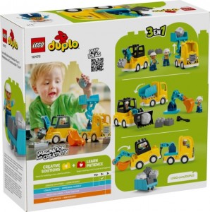 Конструктор LEGO® DUPLO® 3-в-1 Будівельна техніка