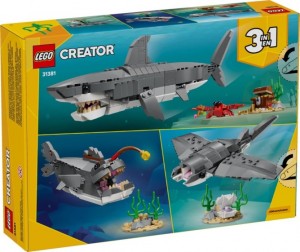 Конструктор LEGO® CREATOR™ Люта акула зі скринею скарбів