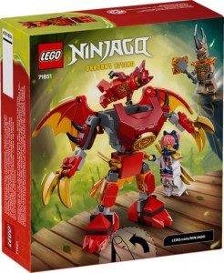 Конструктор LEGO® NINJAGO® Бойовий набір робота Дракона Кая