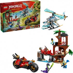 Конструктор LEGO® NINJAGO® Автомобільна битва ніндзя біля будинку на дереві 