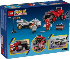 Конструктор LEGO® Sonic the Hedgehog™ Автомобіль Сільвера vs. монстр вантажівки Наклза