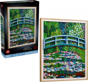 Конструктор LEGO® ART Клод Моне - Міст над ставком з водяними ліліями