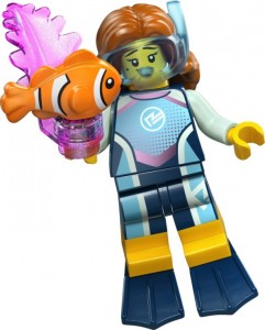 Конструктор LEGO® Collectables Minifigures 71052- Series 29 Морський біолог