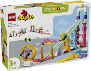 Конструктор LEGO® DUPLO® 3 в 1 Цікаві гірки та трамплин