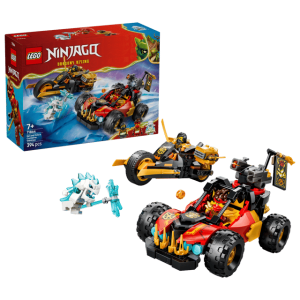 Конструктор LEGO® NINJAGO® Комбіновані транспортні засоби Кая та Коула
