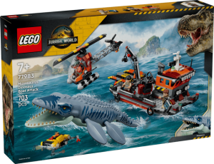 Конструктор LEGO® Jurassic World® Напад мозазавра на човен Конструктор LEGO® Jurassic World® Напад мозазавра на човен