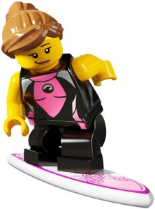 Конструктор LEGO® Collectables Minifigures  Series 4 Серфінгістка