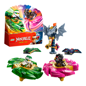 Конструктор LEGO® NINJAGO® Битва Ллойда проти Раса зі спінером Конструктор LEGO® NINJAGO® Битва Ллойда проти Раса зі спінером