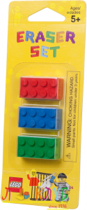 Набір гумок Лего для хлопчиків (3шт.) 